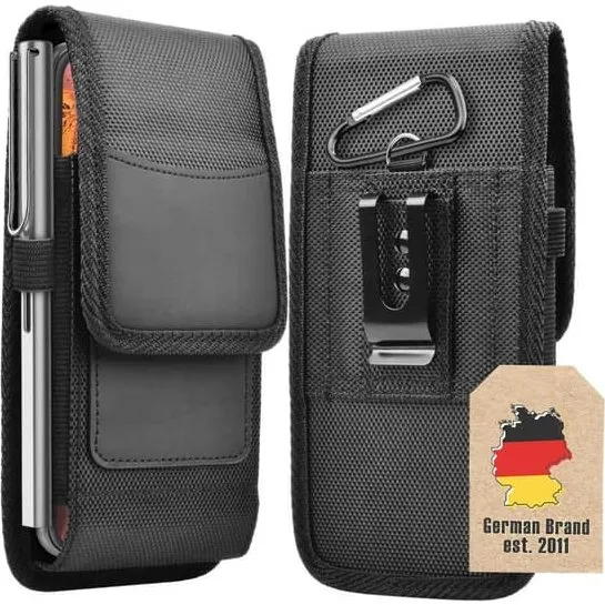 Etui Cover til iPhone 12 / 12 PRO med bælteclips og karabinhage