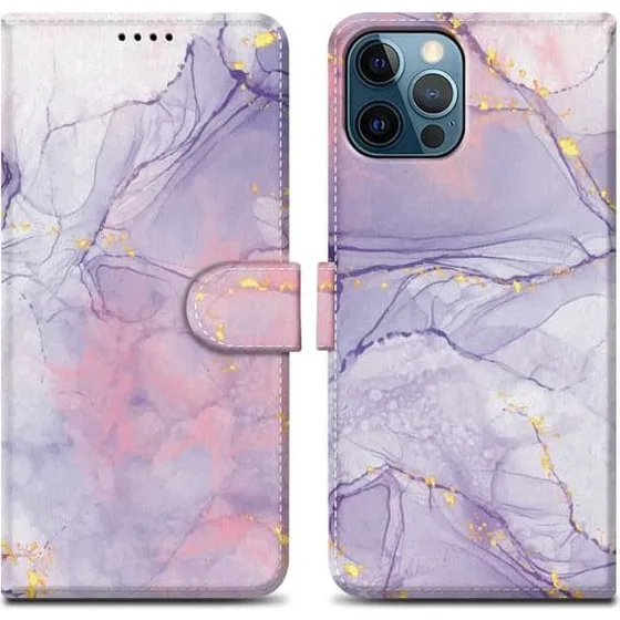 iPhone 12 / 12 Pro Pungetui Cover med Stativfunktion