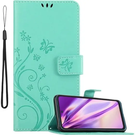 Nokia XR20 Pungetui Cover med Blomster og Sommerfugle