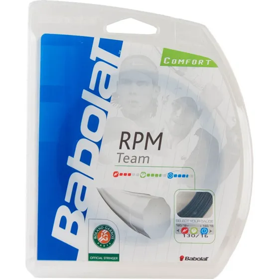 Babolat RPM Team strengesæt 12 m - Sort
