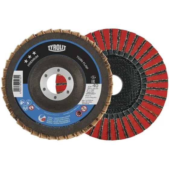 Tyrolit Lamelskive Premium 27SLA ø125 ZACA40Q-B
