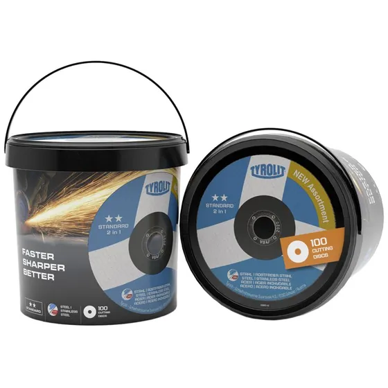 Skæreskiver Standard 41X 125x1,0 A60Q-BFS (100 stk)