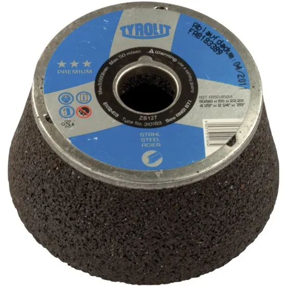 Kopsten Premium 11ZT Slibekop 127x51xM14 A16P4B84