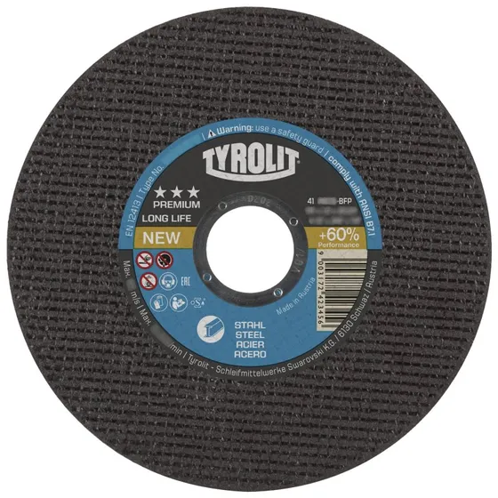 Tyrolit Premium 41F Skæreskive 125x1,6 A46S-BFP