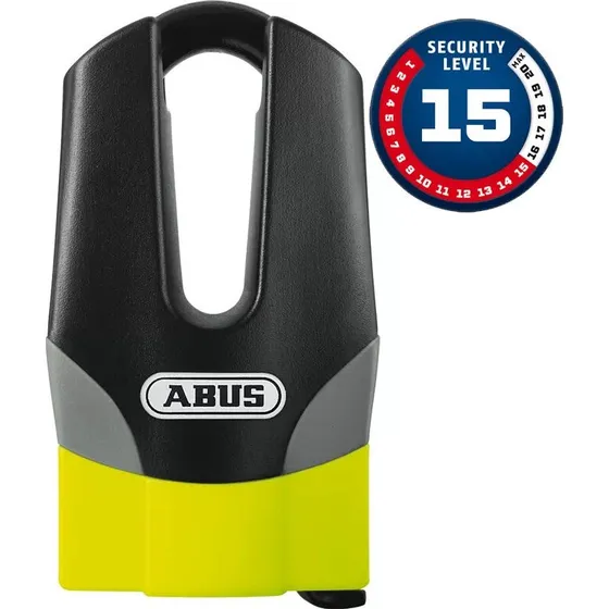 ABUS Granit Quick 37/60HB70 Maxi gul – skiveklodslås 7 cm