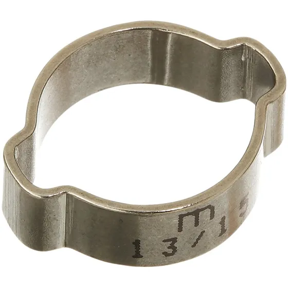 Øreklemme m/2 ører A2 22-25mm i rustfrit stål