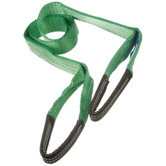 Båndstrop polyester grøn 2T 5m