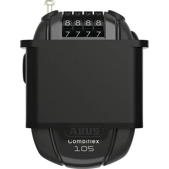 ABUS Combiflex Rest 105 cm træk-ud wirelås, sort