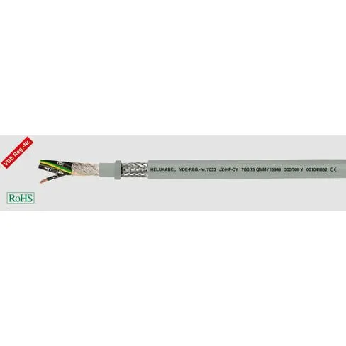 JZ-HF-CY 4G1,5 Styrekabel (afmålt)
