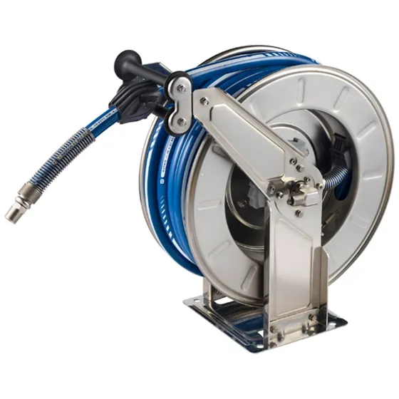 Faicom rustfri automatisk slangeopruller 20m 3/8" 400bar 150°C