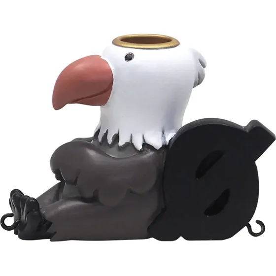 Ø bogstav med ørn til navnetog – håndmalet