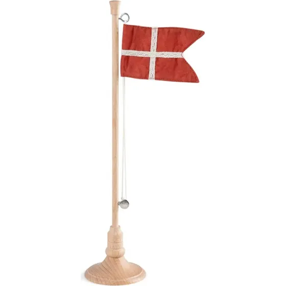 Sebra Fødselsdags Bordflag i Træ, 28 cm