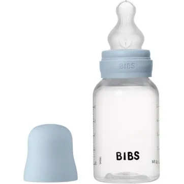BIBS Sutteflaske Komplet Sæt 150 ml – Baby Blue