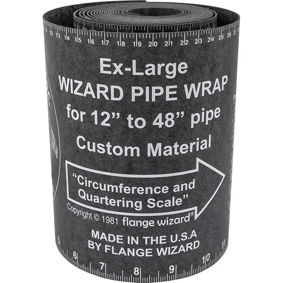 Flange Wizard WW-19 Extra-Large Wrap-Around til 12-48" rør