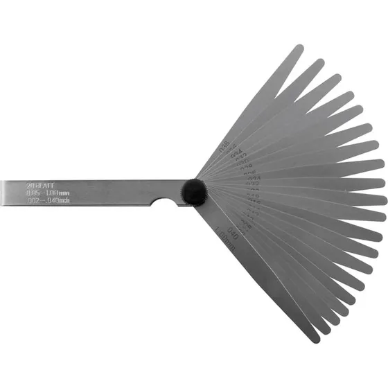 Søgerblade 0,05-1,00 mm (9 stk) 100 mm med konisk afrunding