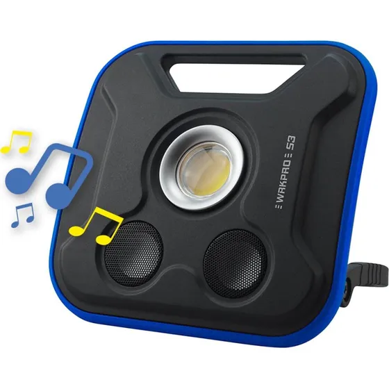 Wrkpro S3 Arbejdslampe 20W COB med Bluetooth-højtaler