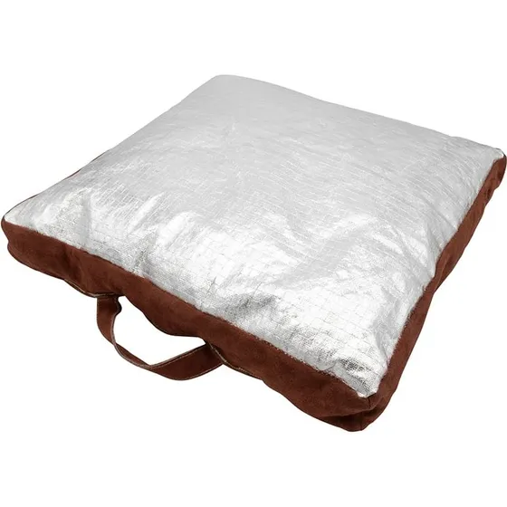 WLDPRO Svejsepude 50x50x8 cm - Brun Okselæder & PFR Rayon