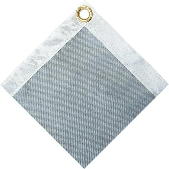WLDPRO Svejsetæppe 1000x25000 mm PU-belagt glasfiber (Grå)