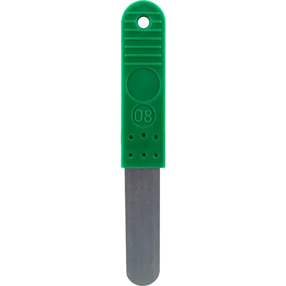 Søgerblad 0,08 mm med plastikhåndtag (mørkegrøn)