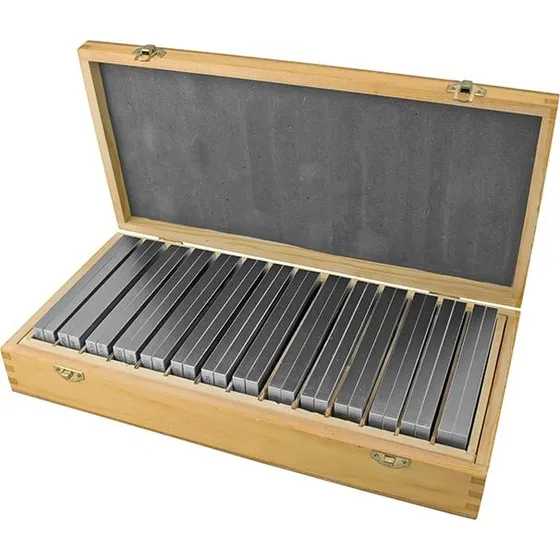 Parallelklodser i sæt 10x150mm, 14 par i spec. størrelser