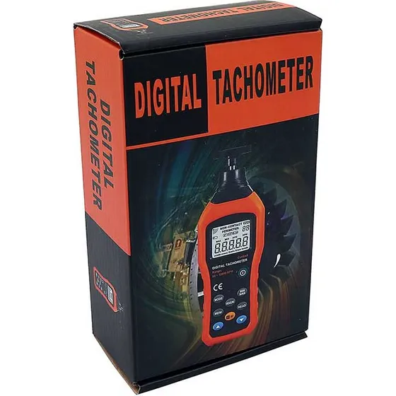 Digital håndtachometer med datalogning og mekanisk måling