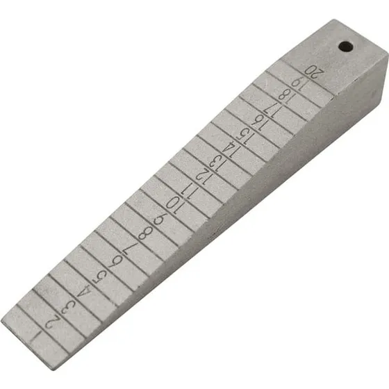 Diesella Flad Målekile 1-20 mm x 1 mm i aluminium