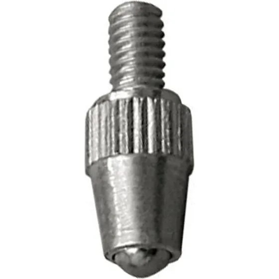 Tastespids Ø2,5 mm kugle til måleure med M2,5 gevind