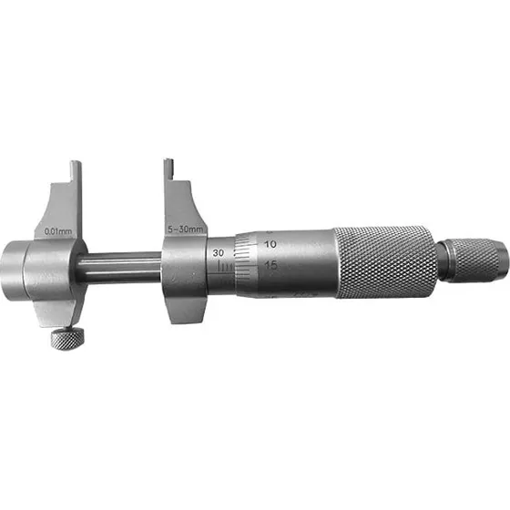 Indvendig 2-punkt mikrometer 5-30x0,01mm med hårdmetal