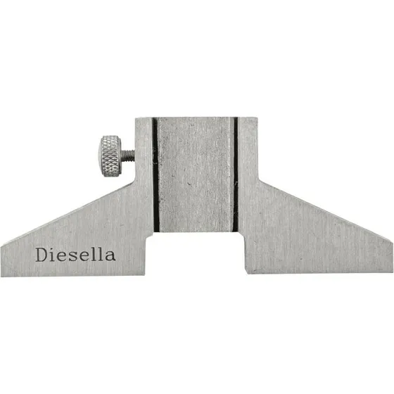 Dybdemålsfod til skydelære, L=75 mm, B=6 mm