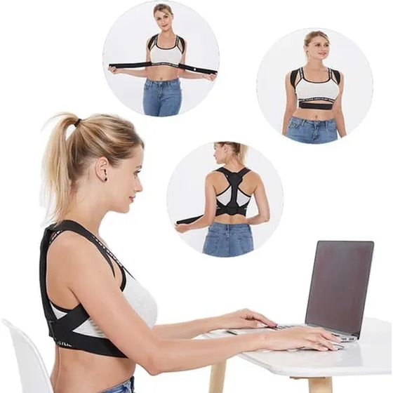 Stærk Rygstøttevest til Korrekt Kropsholdning - Unisex L-XL