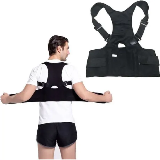 Stærk tilbage vest - Ryglæn til bedre kropsholdning, XL