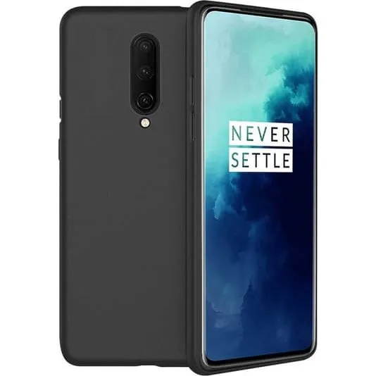OnePlus 8 Cover - Tynd sort TPU-skal