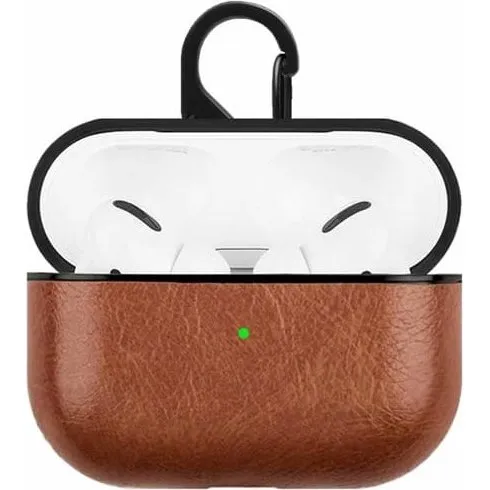 Apple Airpods Pro Læderetaske i Brun