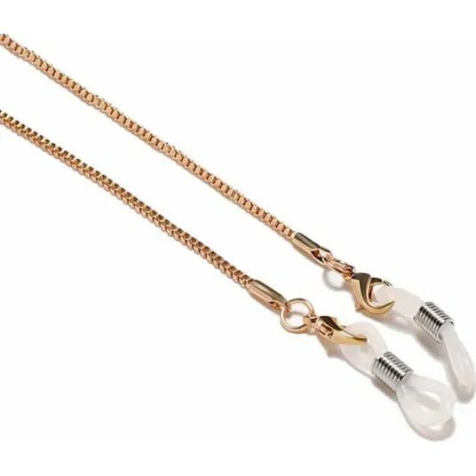 Senil Brillekæde i Rose Gold - 70 cm