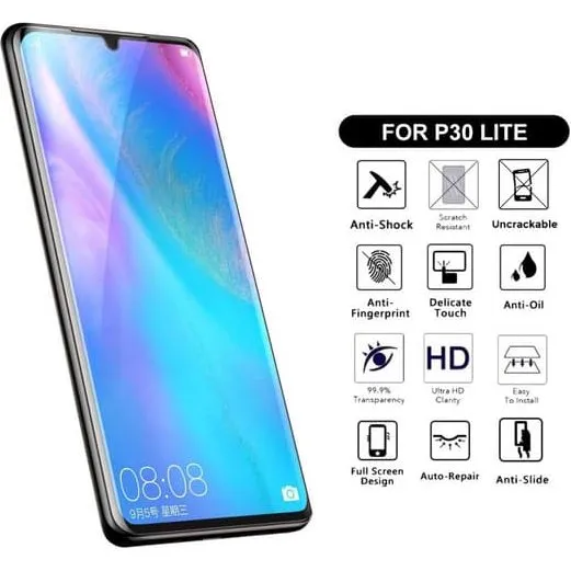 Huawei P30 Lite Nanoedge Skærmbeskyttelse