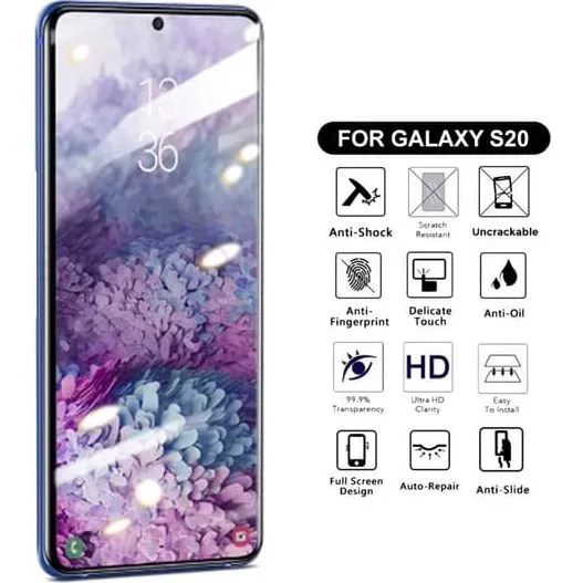 Galaxy S20 Nanoedge Skærmbeskytter - Ultra-tynd plastikfilm