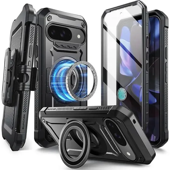 SUPCASE Unicorn Beetle Pro Mag til Google Pixel 9 - Sort