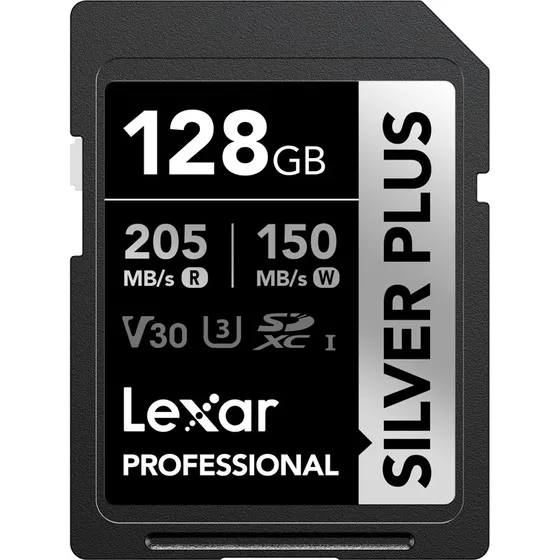 Lexar Professional SILVER PLUS SDXC 128GB 205MB/s
