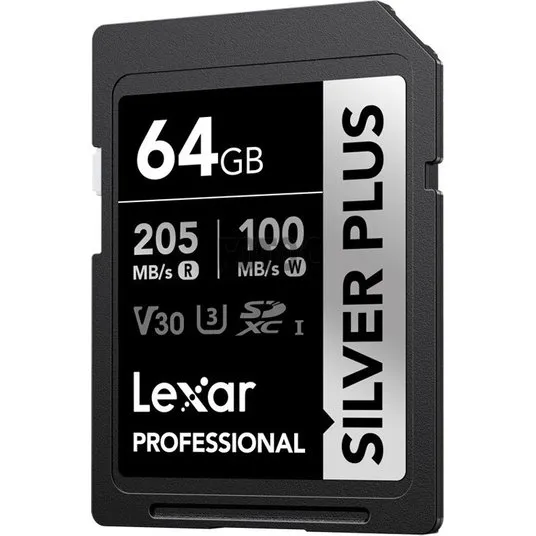 Lexar Professional SILVER PLUS SDXC 64GB 205MB/s