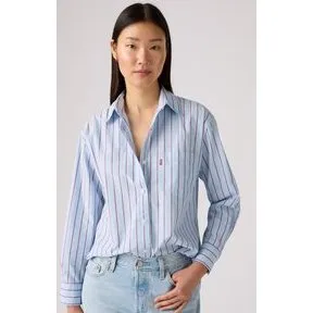 Levi's Harlie Boyfriend skjorte - chambray blå, relaxed fit