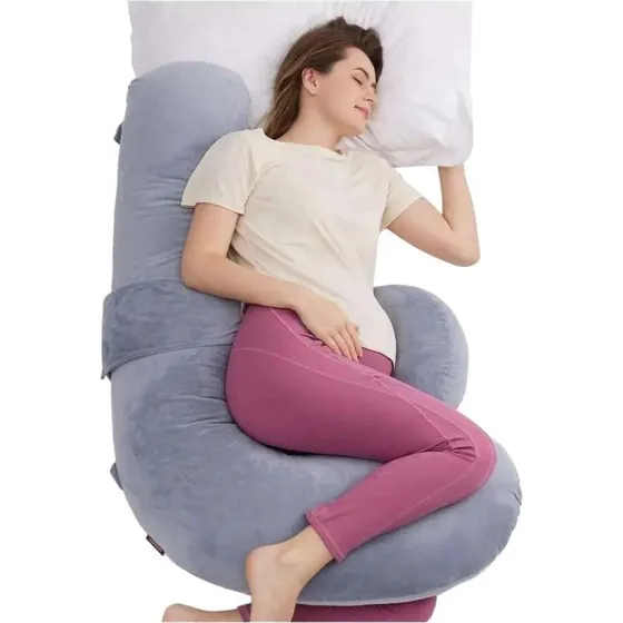 Momcozy Graviditetspude PP007 F-formet - Grå