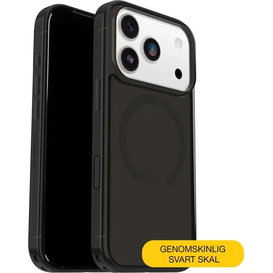 Otterbox Symmetry Clear MagSafe til iPhone 17 Pro Max - Sort