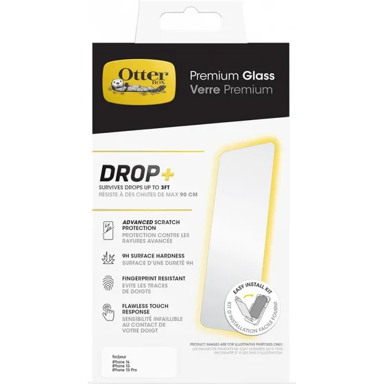 Otter Products Beskyttelsesglas til iPhone 13 Pro - Transparent