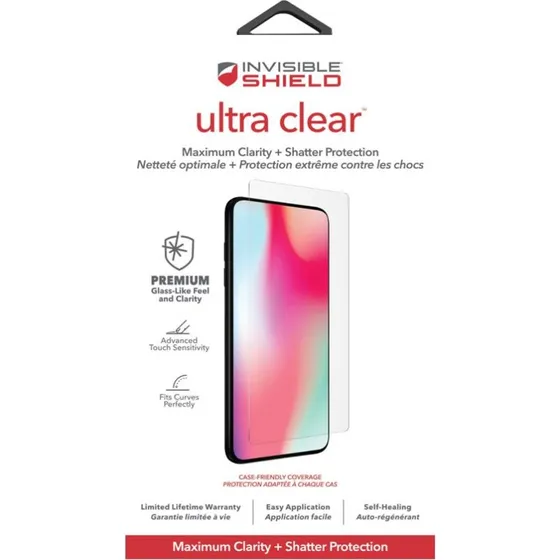 ZAGG InvisibleShield Ultra Clear Skærm til Samsung Galaxy S10 Lite