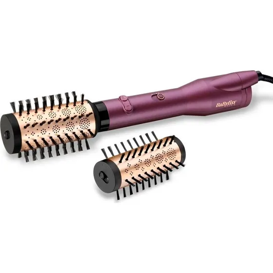 BaByliss AS950E Big Hair Dual Varmluftsbørste 650W – Sort/Roseguld/Lilla
