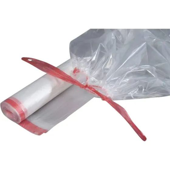 Abena affaldssæk med snørreluk, klar 55 µm