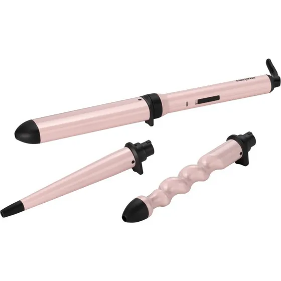 BaByliss Curl & Wave Trio MS750E, lyserød