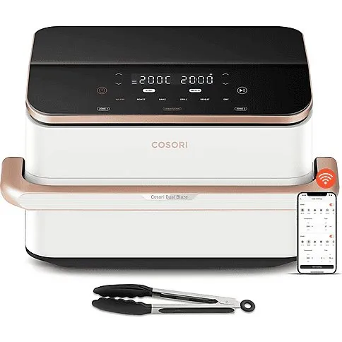Cosori Dual Blaze Twinfry Airfryer Hvid, 10L