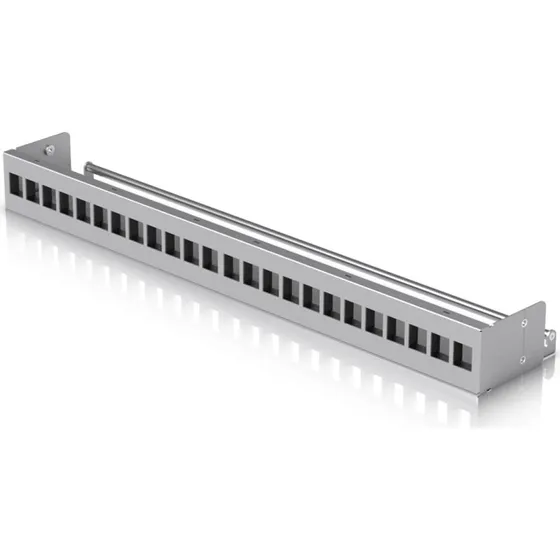 Ubiquiti Sort slutsten-patchpanel, 1U, 24 porte