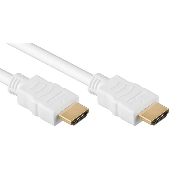 Goobay HDMI 2.0 High Speed kabel 7,5 m – Hvid